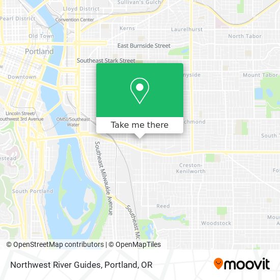 Northwest River Guides map