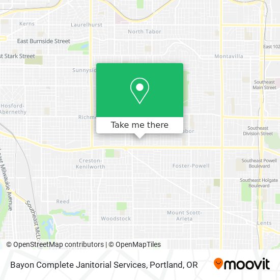 Mapa de Bayon Complete Janitorial Services