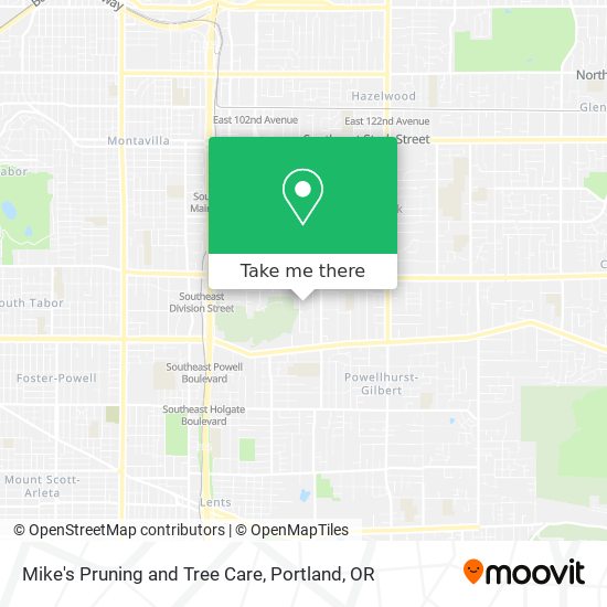 Mapa de Mike's Pruning and Tree Care