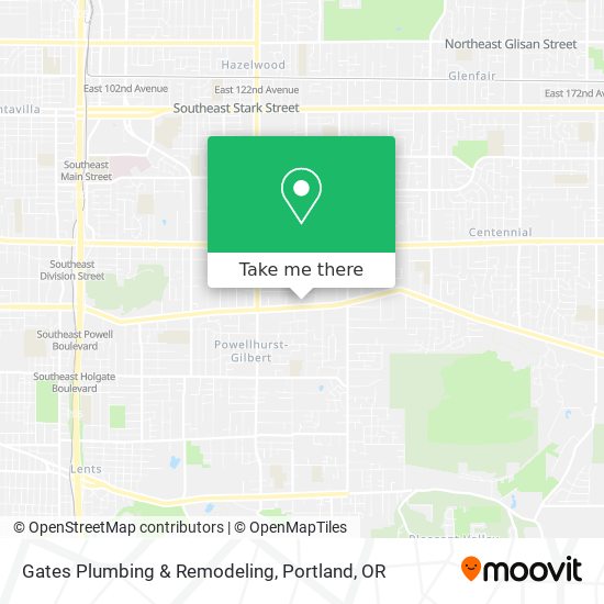 Mapa de Gates Plumbing & Remodeling