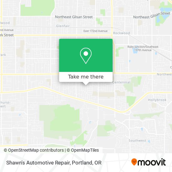 Shawn's Automotive Repair map