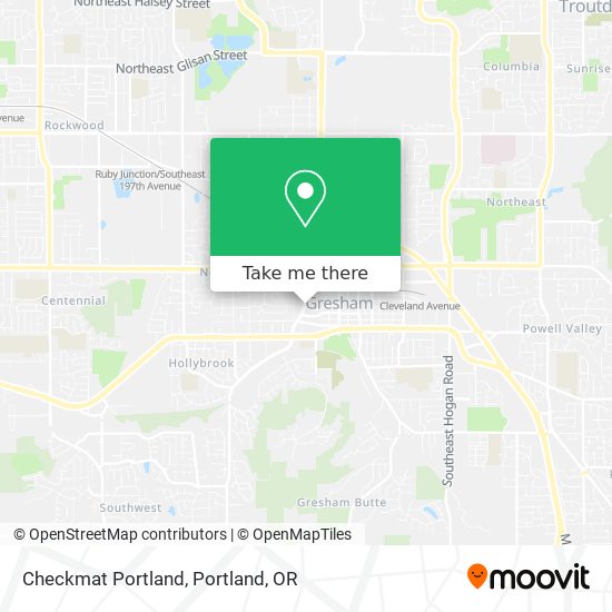 Checkmat Portland map