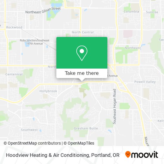 Hoodview Heating & Air Conditioning map