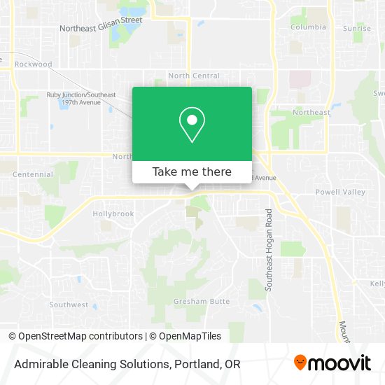 Admirable Cleaning Solutions map