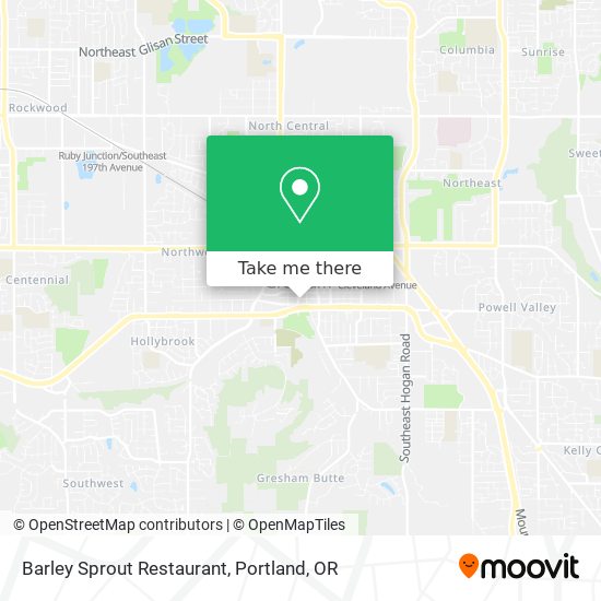 Mapa de Barley Sprout Restaurant