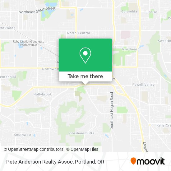 Pete Anderson Realty Assoc map