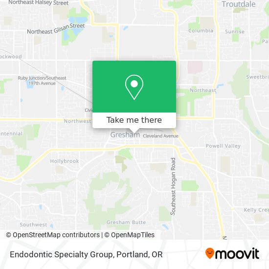 Mapa de Endodontic Specialty Group