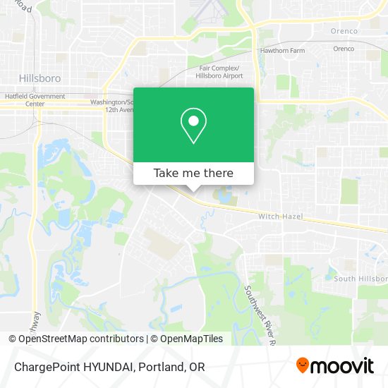 ChargePoint HYUNDAI map