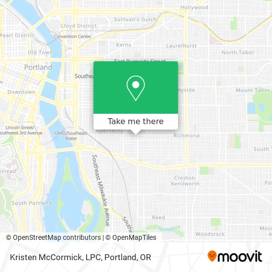 Kristen McCormick, LPC map