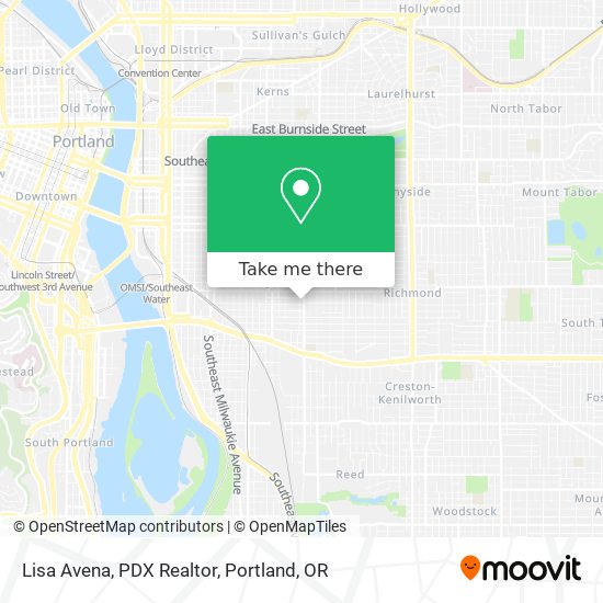 Mapa de Lisa Avena, PDX Realtor