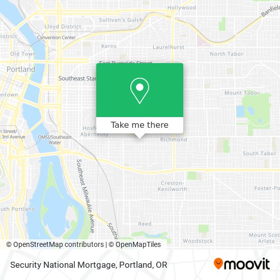 Mapa de Security National Mortgage