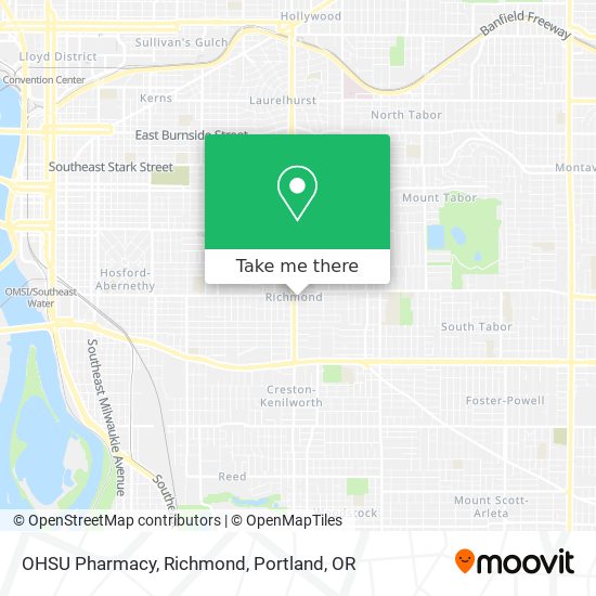 Mapa de OHSU Pharmacy, Richmond