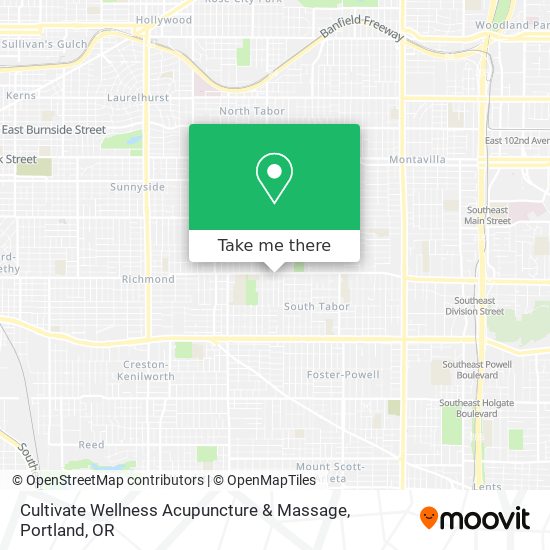 Mapa de Cultivate Wellness Acupuncture & Massage