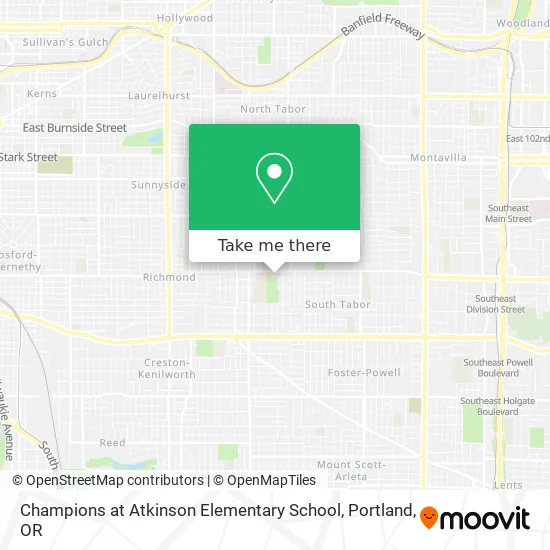 Mapa de Champions at Atkinson Elementary School