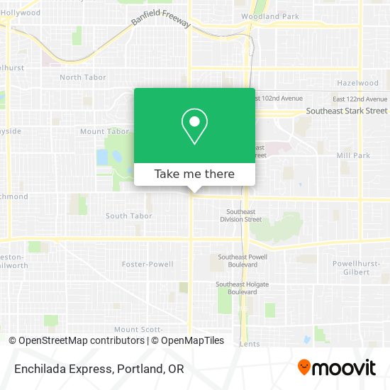 Enchilada Express map