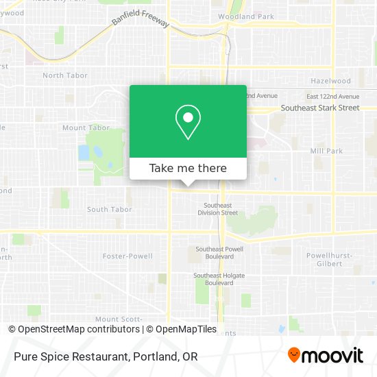 Pure Spice Restaurant map