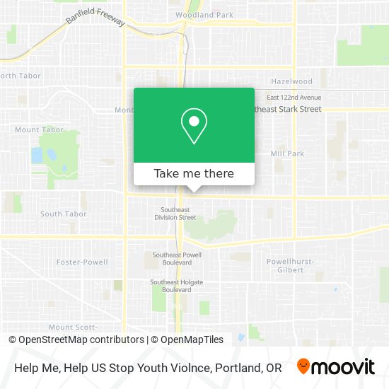 Mapa de Help Me, Help US Stop Youth Violnce