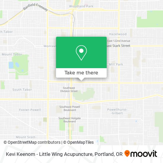 Mapa de Kevi Keenom - Little Wing Acupuncture
