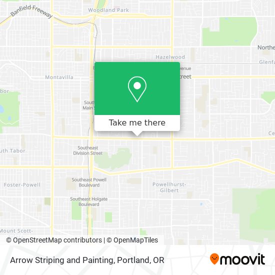 Arrow Striping and Painting map