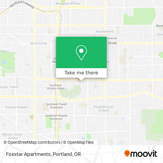 Foxstar Apartments map