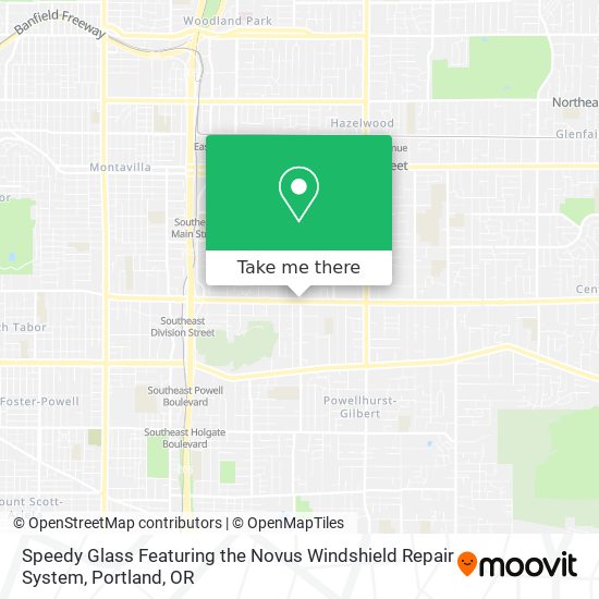 Speedy Glass Featuring the Novus Windshield Repair System map