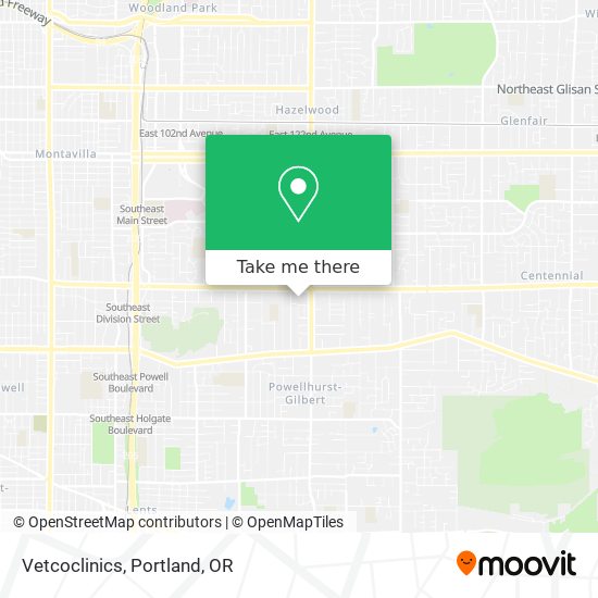 Vetcoclinics map