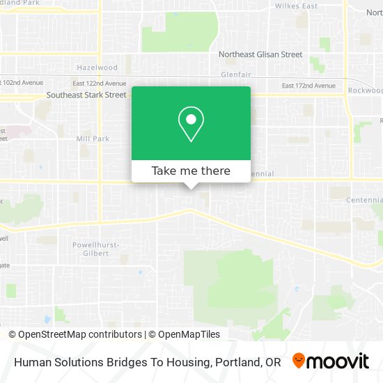 Mapa de Human Solutions Bridges To Housing