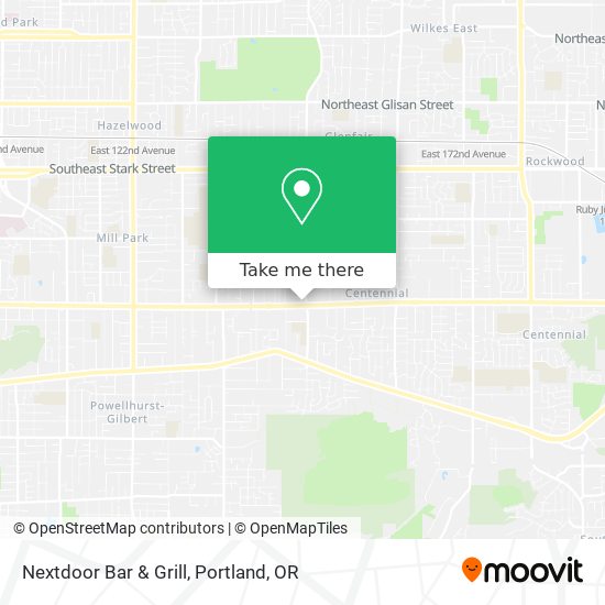 Mapa de Nextdoor Bar & Grill
