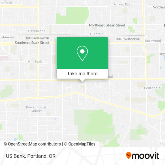 US Bank map