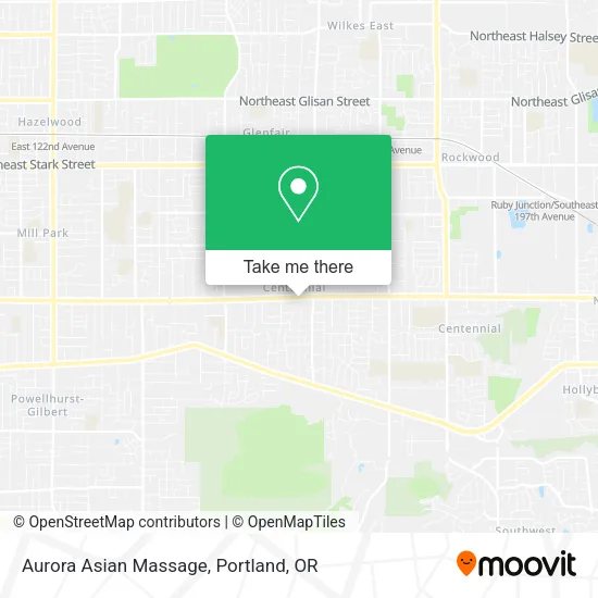 Aurora Asian Massage map