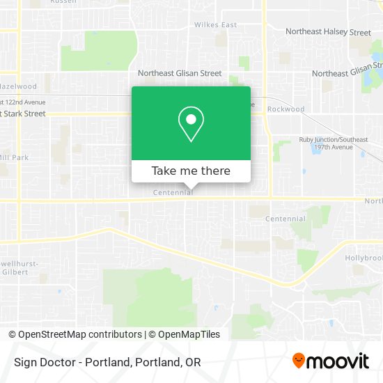 Sign Doctor - Portland map