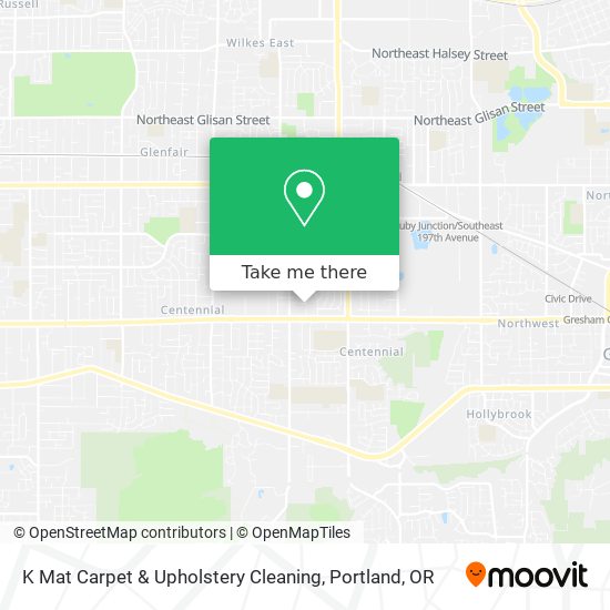 K Mat Carpet & Upholstery Cleaning map