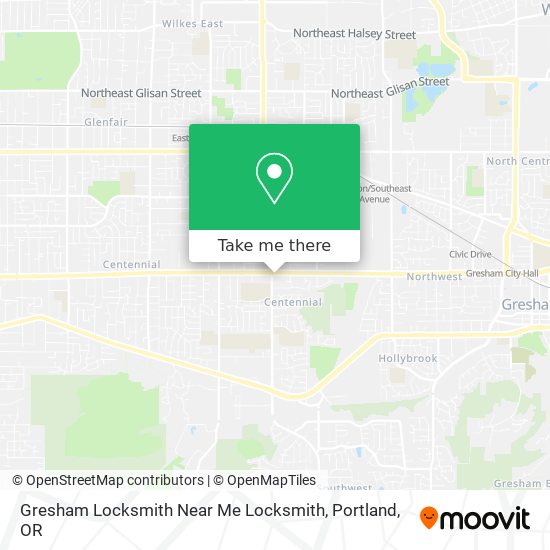 Mapa de Gresham Locksmith Near Me Locksmith