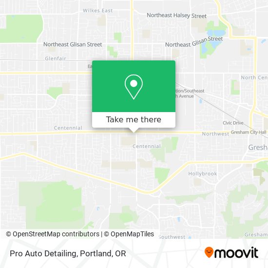 Pro Auto Detailing map