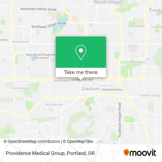 Providence Medical Group map