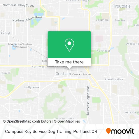 Mapa de Compass Key Service Dog Training