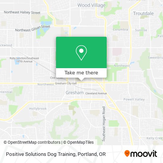 Mapa de Positive Solutions Dog Training