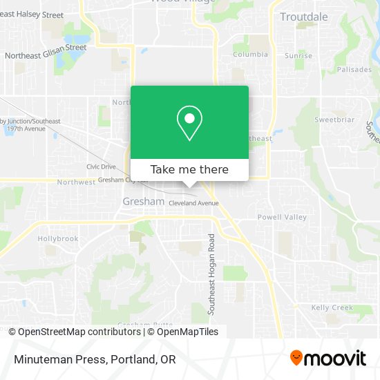 Mapa de Minuteman Press