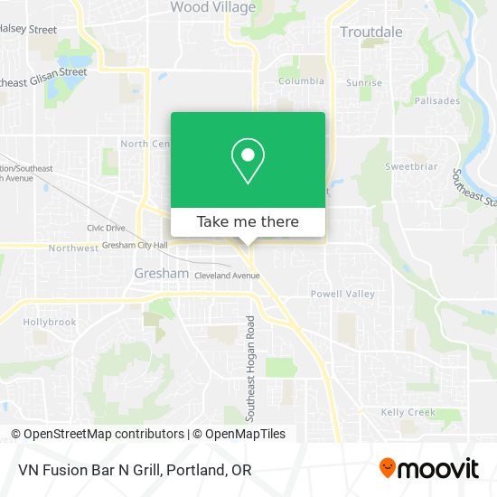 VN Fusion Bar N Grill map