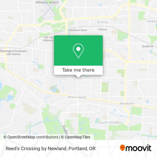 Reed's Crossing by Newland map