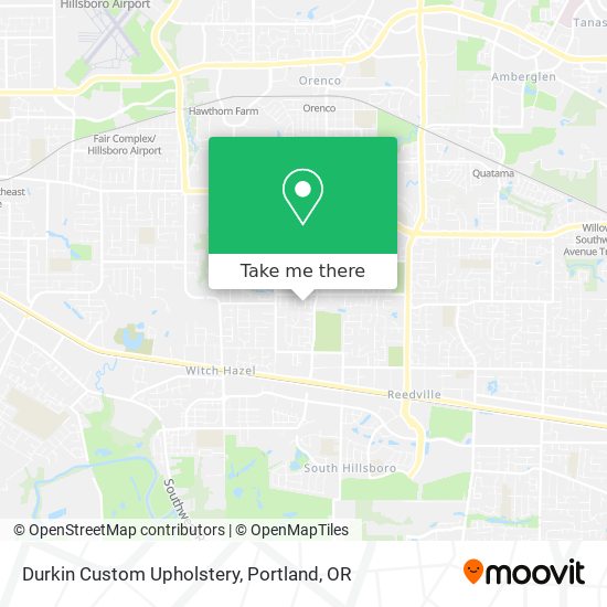 Durkin Custom Upholstery map