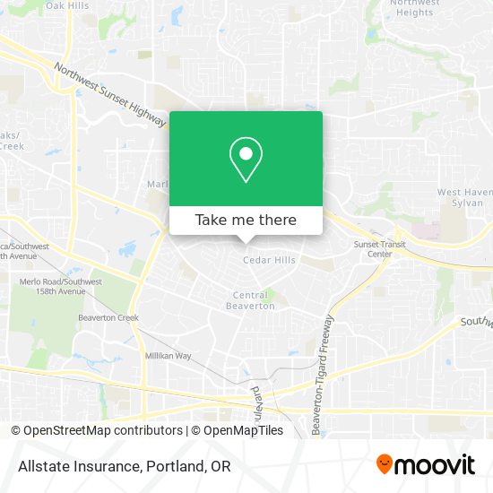 Allstate Insurance map