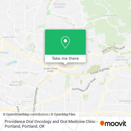 Providence Oral Oncology and Oral Medicine Clinic - Portland map