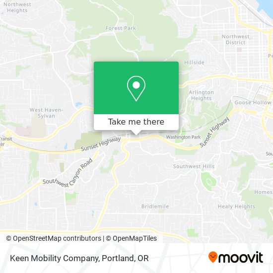 Mapa de Keen Mobility Company