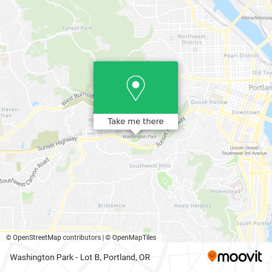 Washington Park - Lot B map