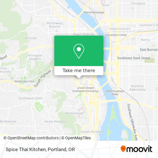 Mapa de Spice Thai Kitchen