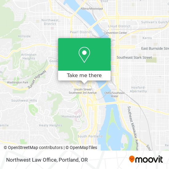 Northwest Law Office map