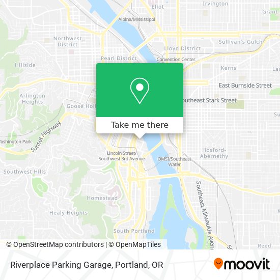 Mapa de Riverplace Parking Garage