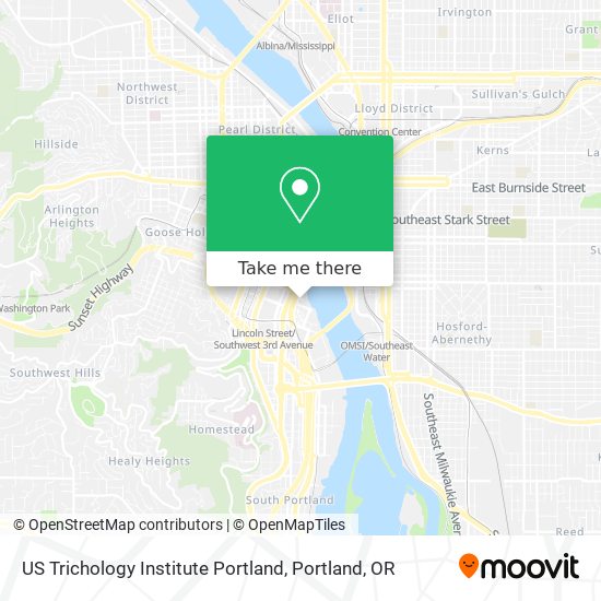 US Trichology Institute Portland map