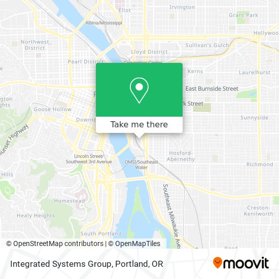 Integrated Systems Group map